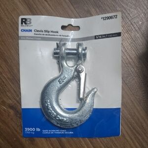 Reliabilt Zinc Plated 5/16 Clevis Slip Hook - Silver